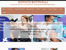Tablet Screenshot of ispi-botticelli.it